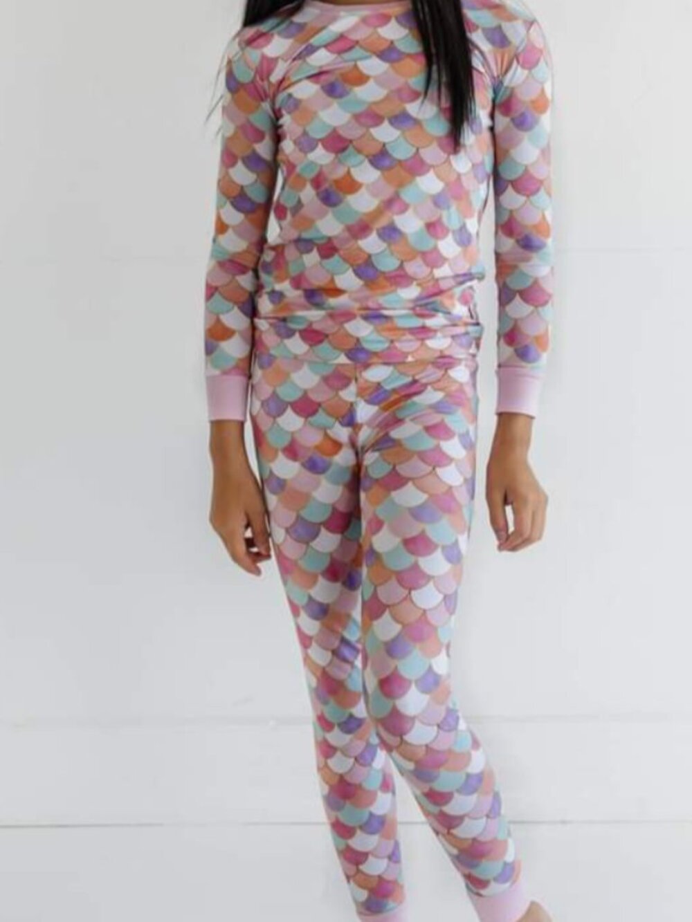 Little Sleepies Mermaid Scales Pajama Set